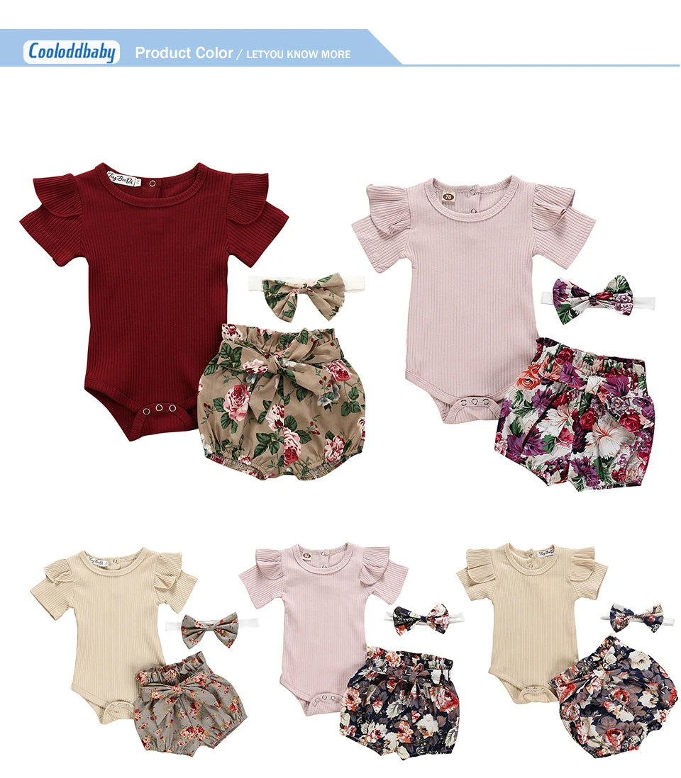 Baby Girl Romper Set