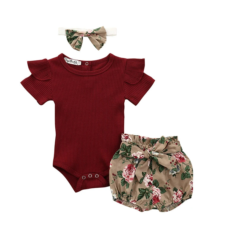 Baby Girl Romper Set