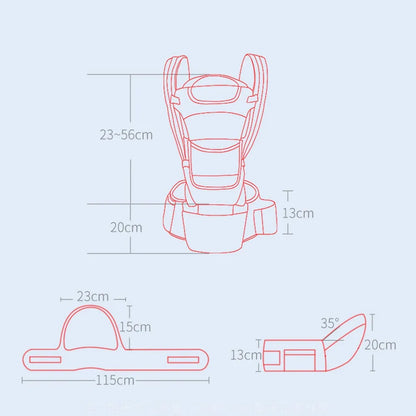 Ergonomic Baby Hipseat Carrier Backpack