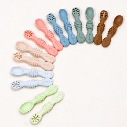 Food-Grade Silicone Baby Cutlery Set