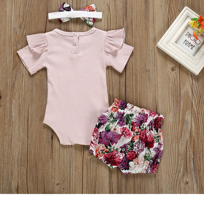 Baby Girl Romper Set