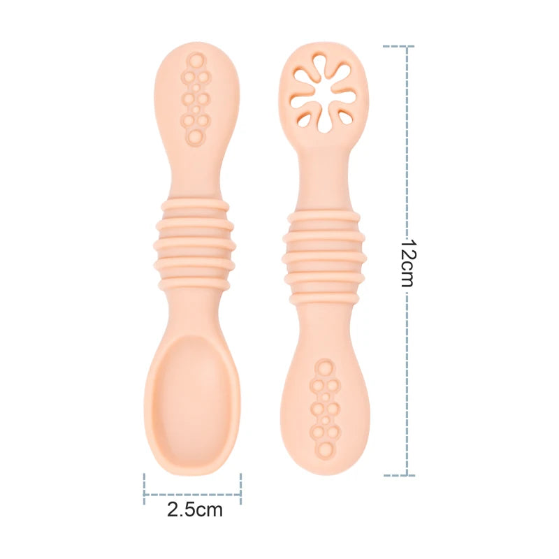 Food-Grade Silicone Baby Cutlery Set