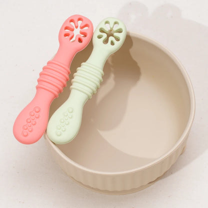 Food-Grade Silicone Baby Cutlery Set