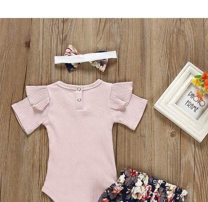 Baby Girl Romper Set