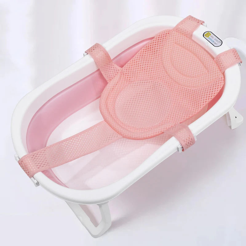 Adjustable Cross-Shaped Baby Bath Pillow