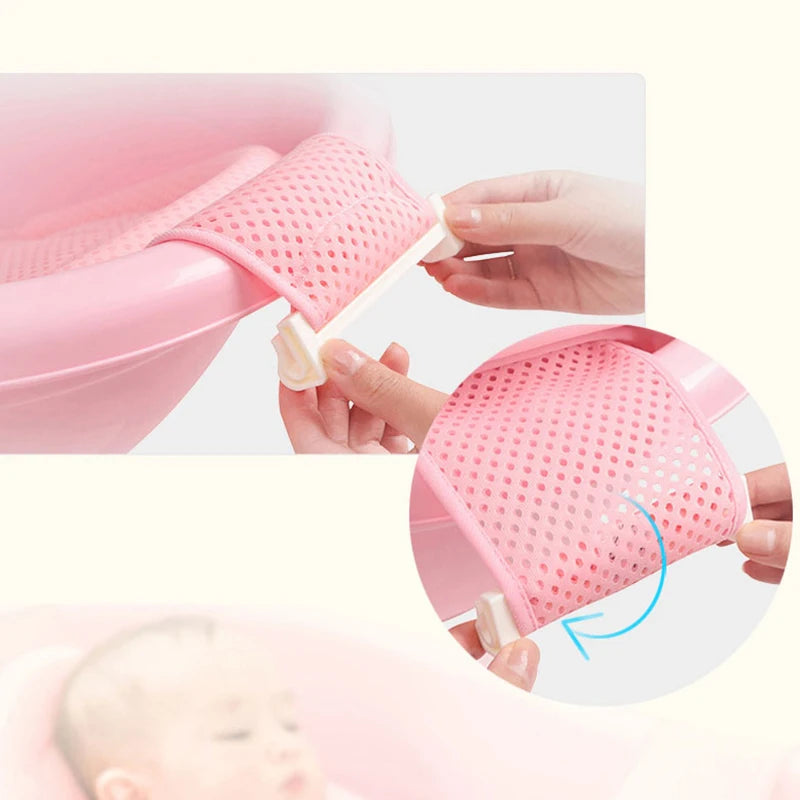 Adjustable Cross-Shaped Baby Bath Pillow