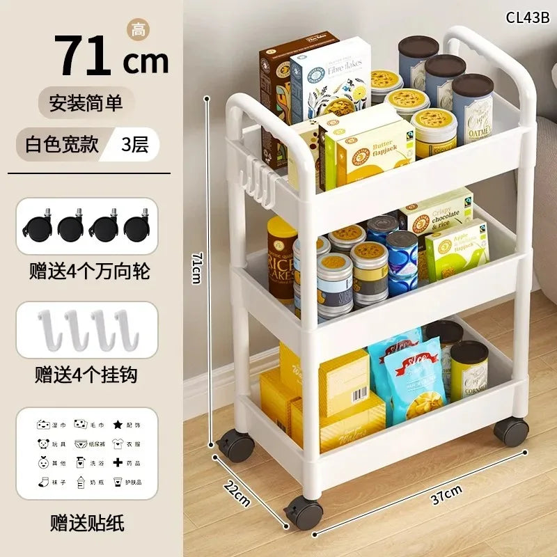 Multi-Layer Rolling Storage Cart