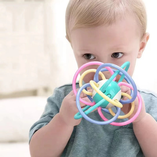 Food-Grade Baby Hand Teether Ball Toy 