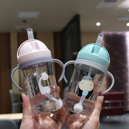 Kids Straw Cup with Gravity Ball