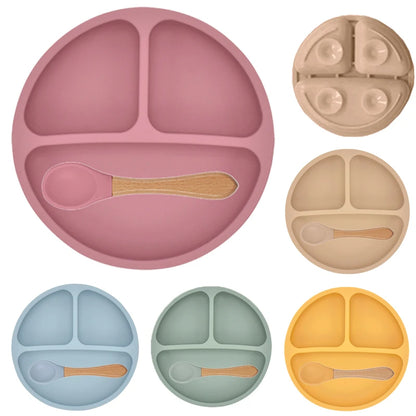 Baby Safe Silicone Suction Plate