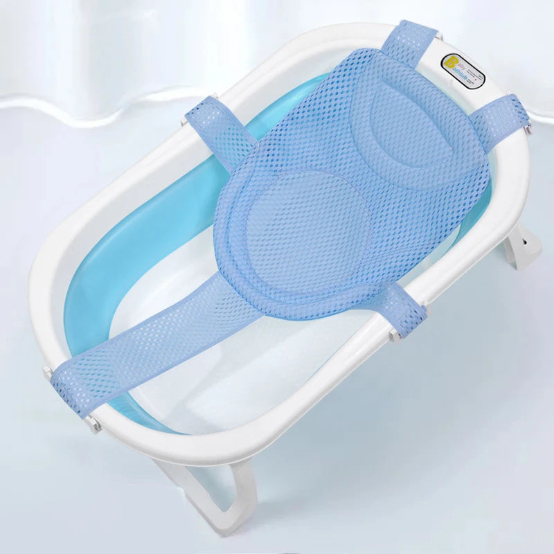 Adjustable Cross-Shaped Baby Bath Pillow