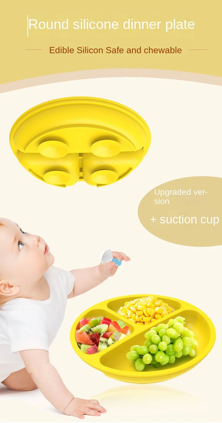 Baby Safe Silicone Suction Plate