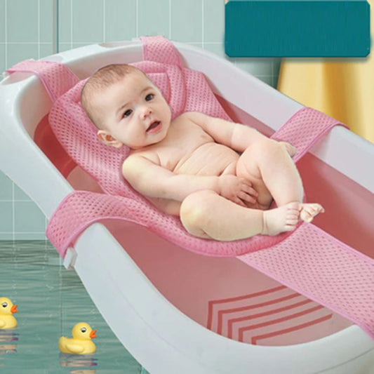 Adjustable Cross-Shaped Baby Bath Pillow