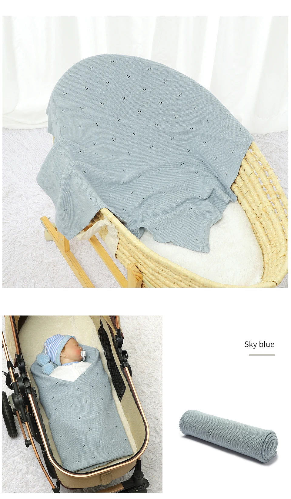 Super Soft Cotton Baby Blanket