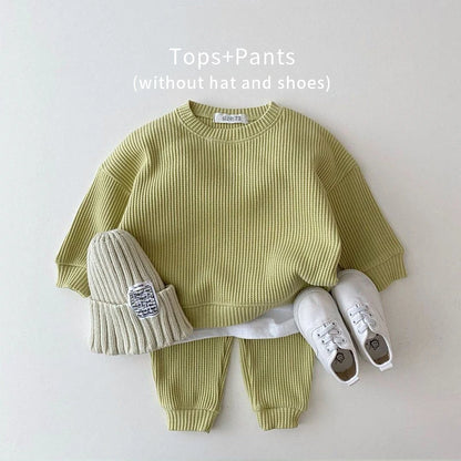 Waffle Cotton Baby Clothing Set