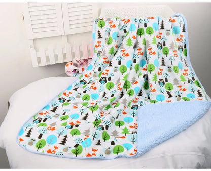 Baby Double Layer Soft Fleece Blanket