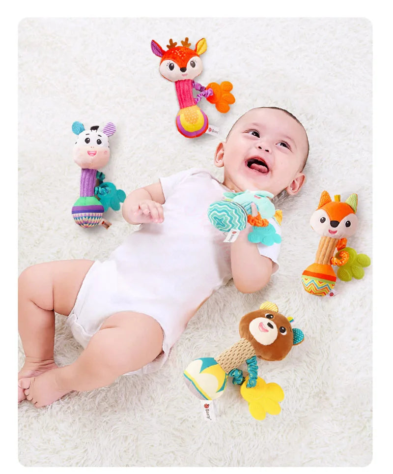 Rotating Rattle Ball Baby Teether