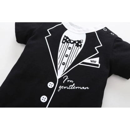 Baby TUX style Cotton Romper