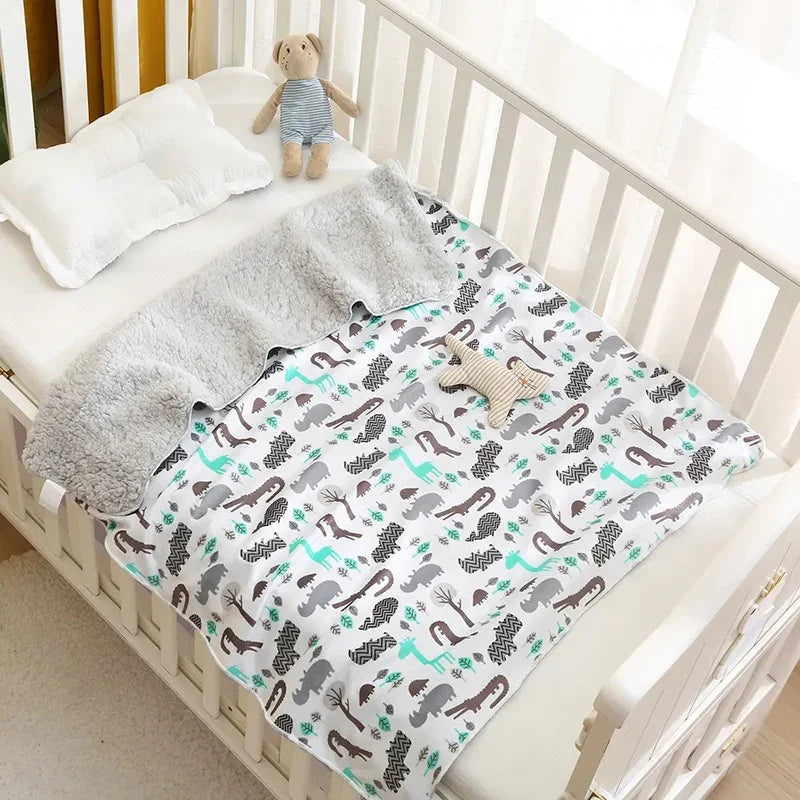 Baby Double Layer Soft Fleece Blanket