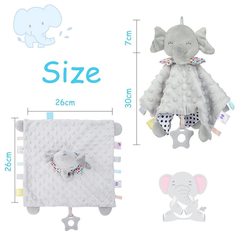 Baby Blanket with Teether Dolls Toy