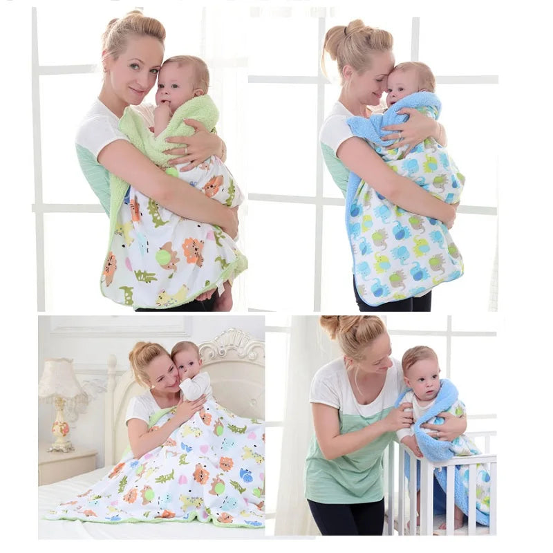 Baby Double Layer Soft Fleece Blanket