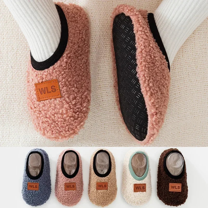 Winter Warm Plush Baby Slippers