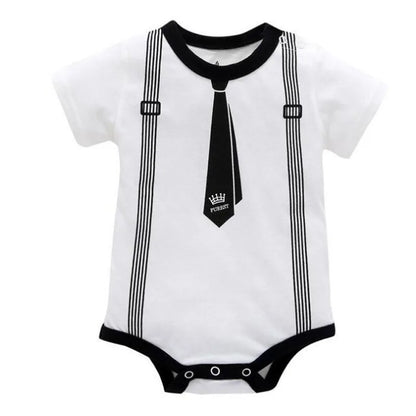 Baby TUX style Cotton Romper