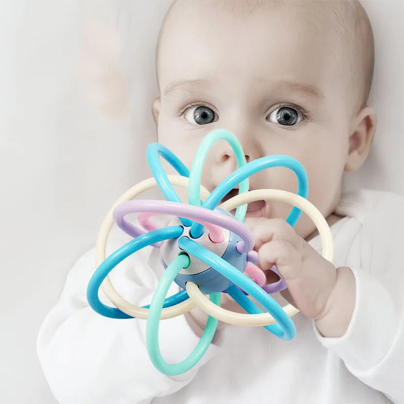 Rotating Rattle Ball Baby Teether