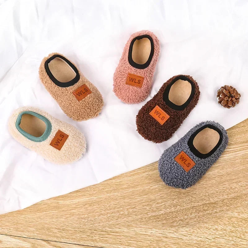 Winter Warm Plush Baby Slippers