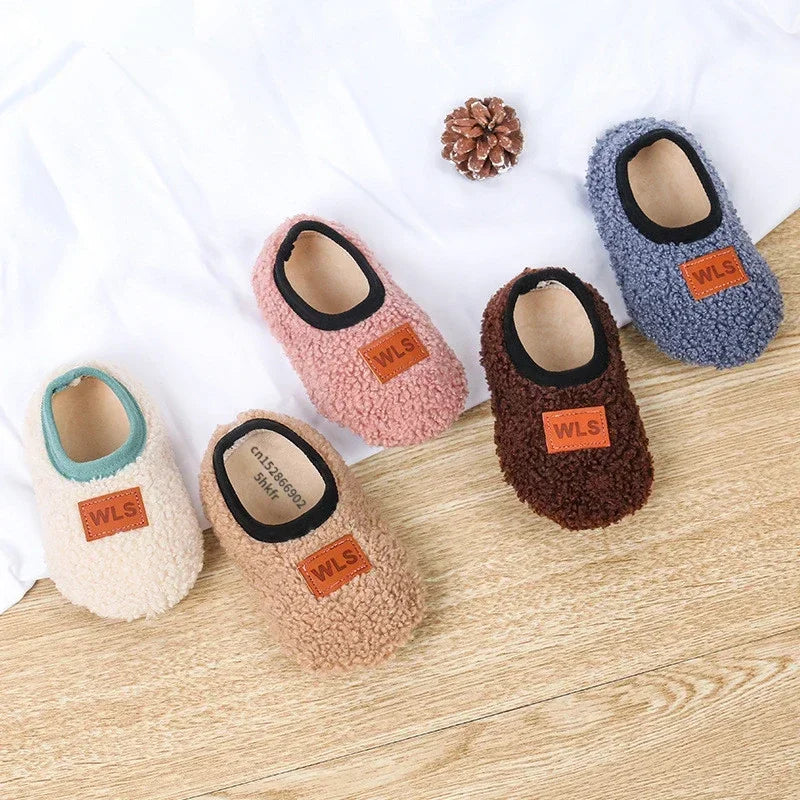 Winter Warm Plush Baby Slippers