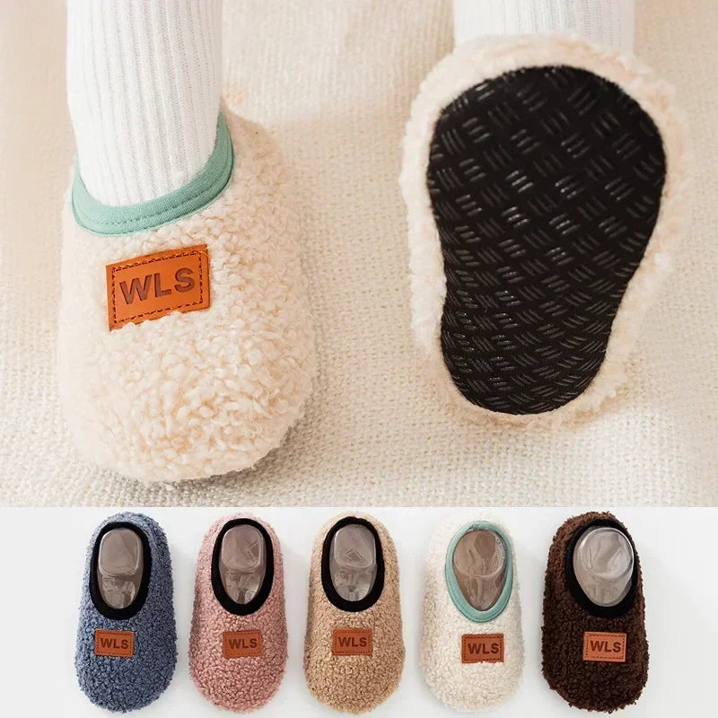 Winter Warm Plush Baby Slippers