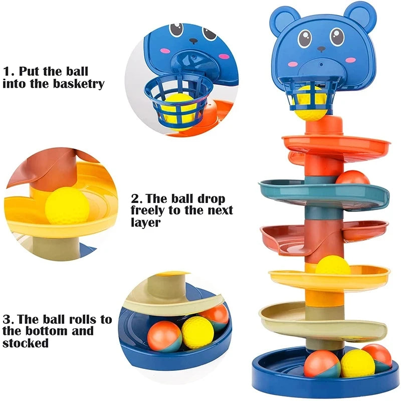 Baby Montessori Rolling Toy Ball