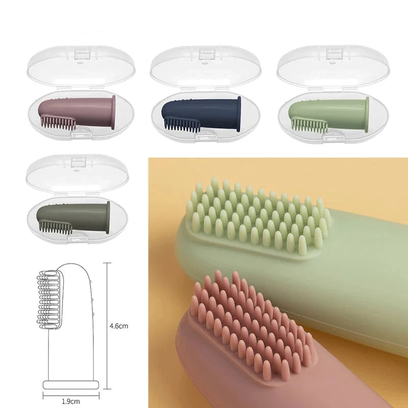 Soft Silicone Baby Finger Toothbrush