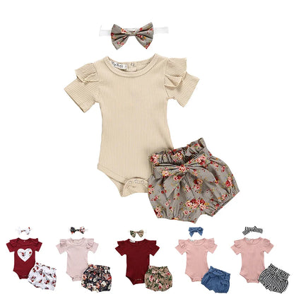 Baby Girl Romper Set