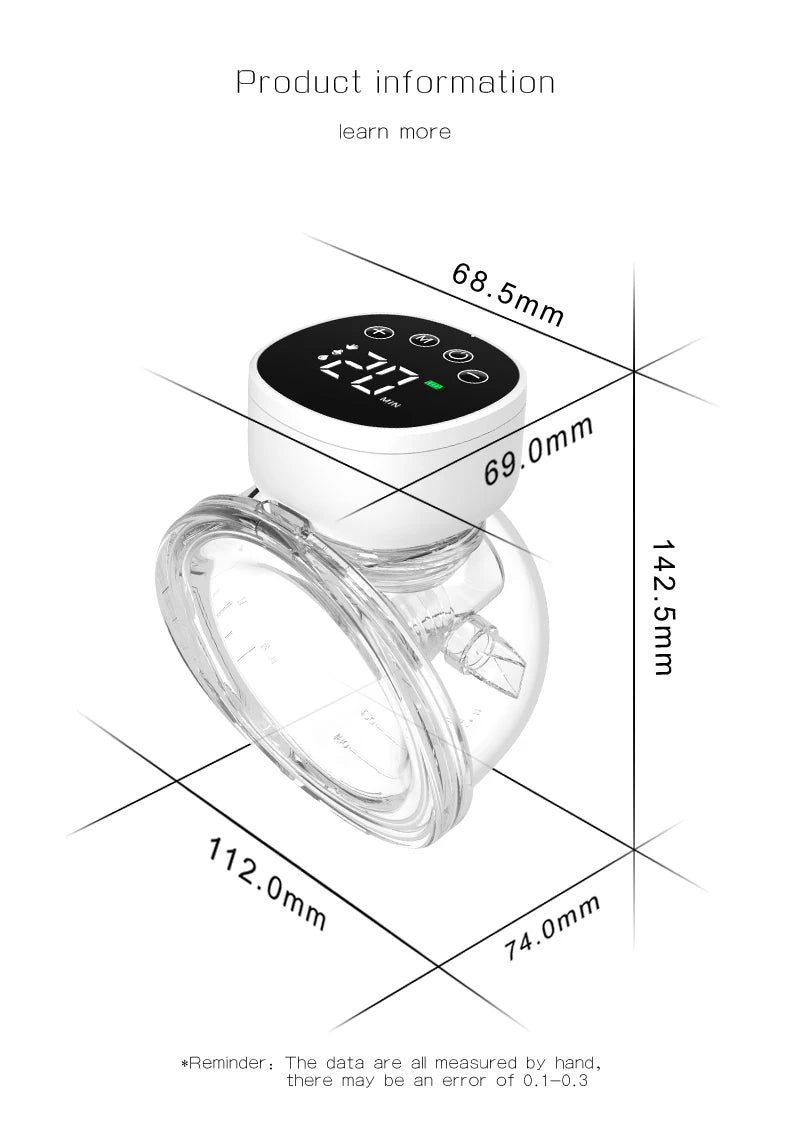 Wearable Automatic Breast Pump Machine