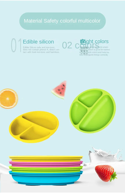 Baby Safe Silicone Suction Plate