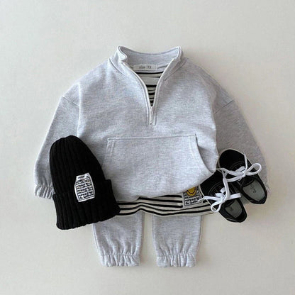 Baby Boy & Girl Cotton Tracksuit Set