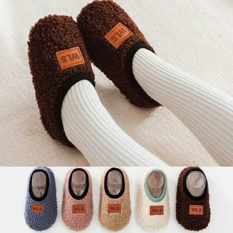 Winter Warm Plush Baby Slippers