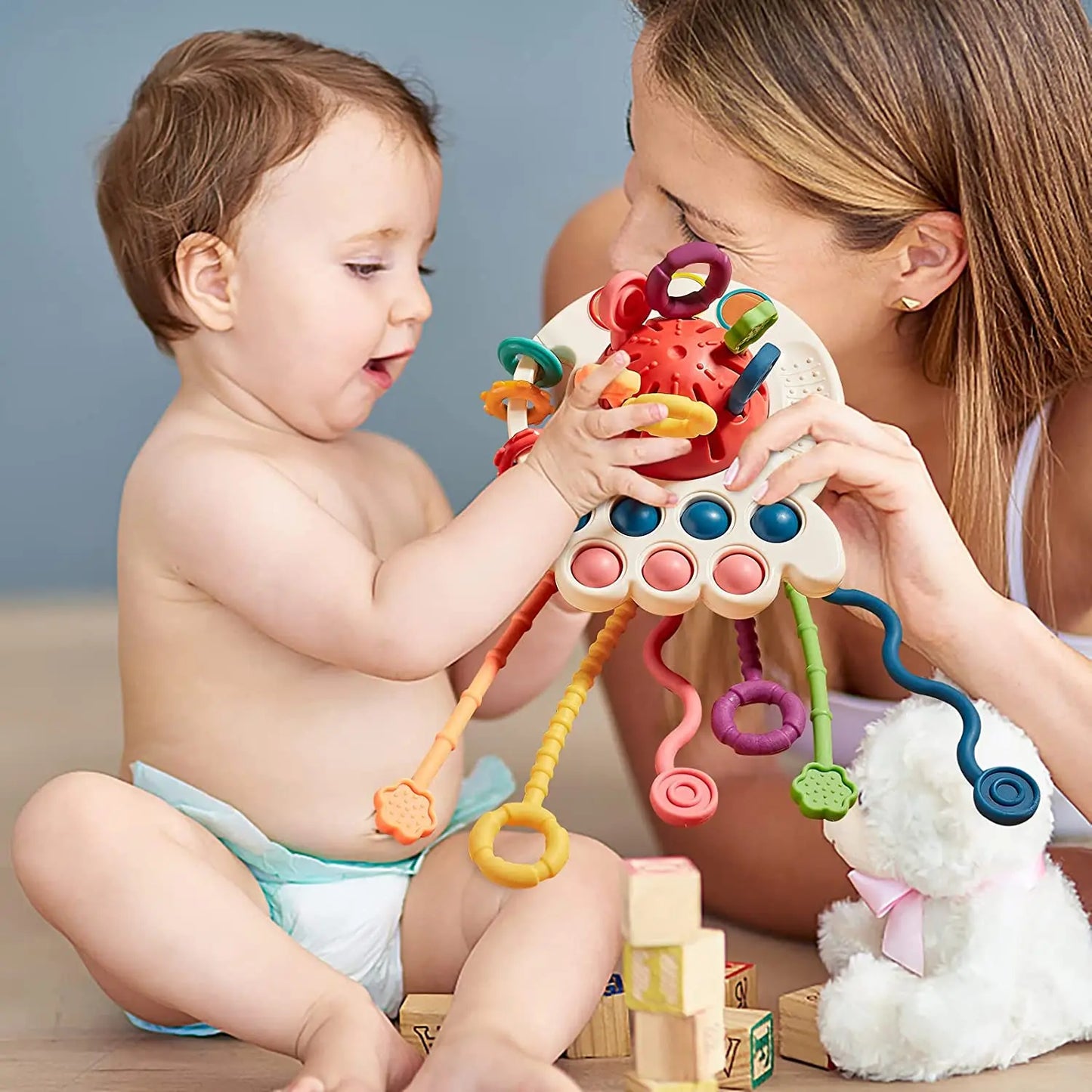 Rotating Rattle Ball Baby Teether